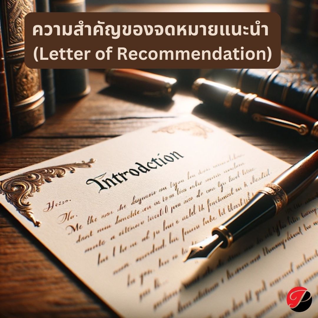 ความสำคัญของจดหมายแนะนำ LOR (Letter of Recommendation)