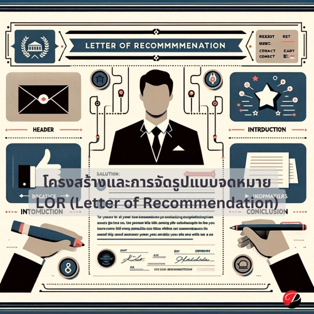โครงสร้างและการจัดรูปแบบจดหมาย LOR (Recommendation Letter)