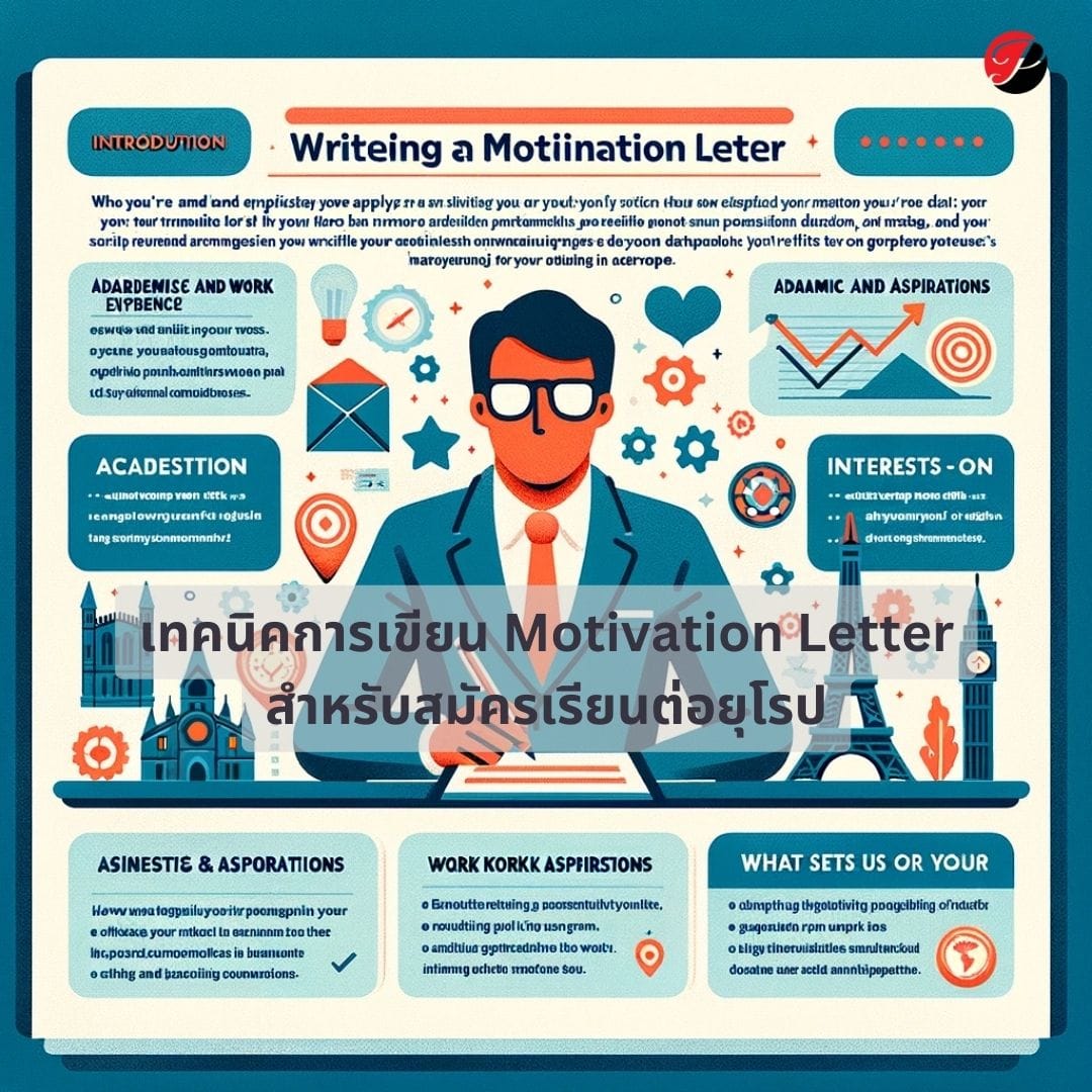 เทคนิคการเขียน Motivation Letter สำหรับสมัครเรียนต่อยุโรป