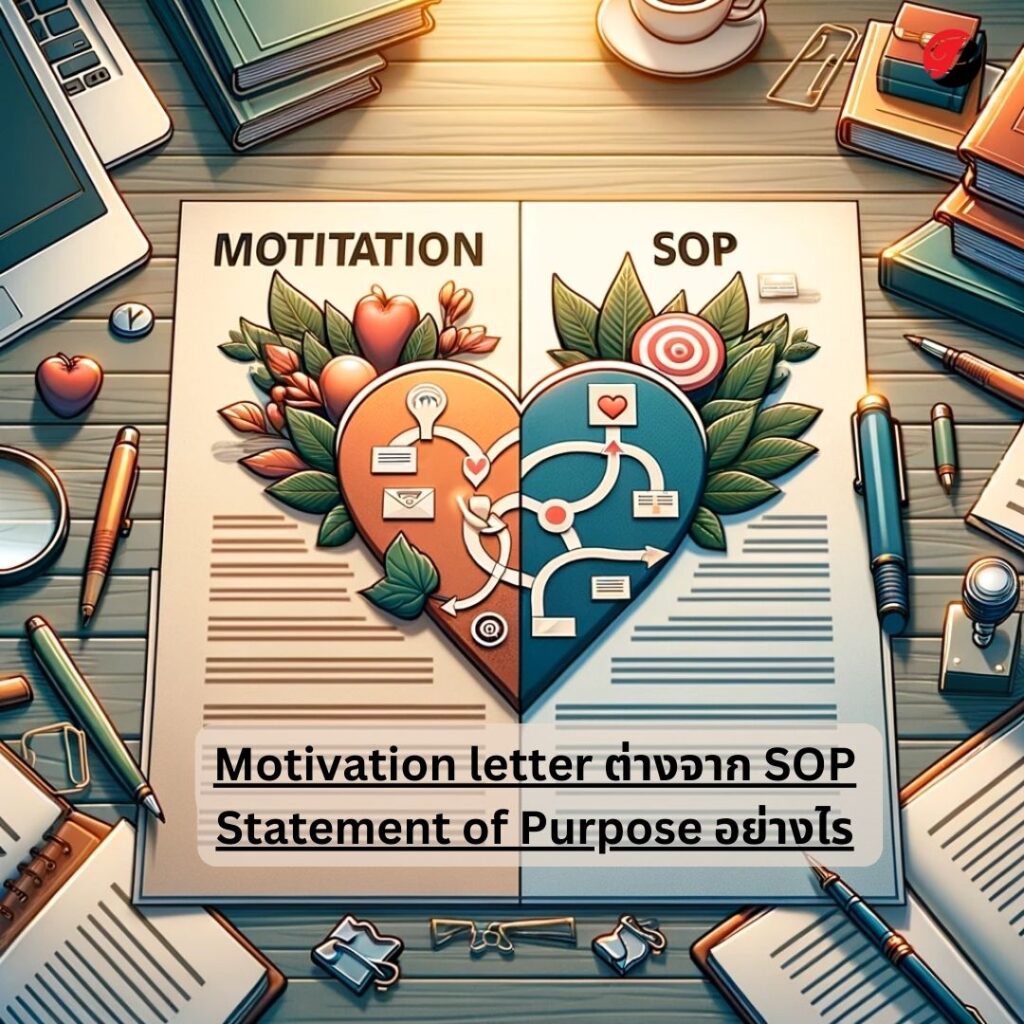 Motivation letter ต่างจาก SOP Statement of Purpose อย่างไร
