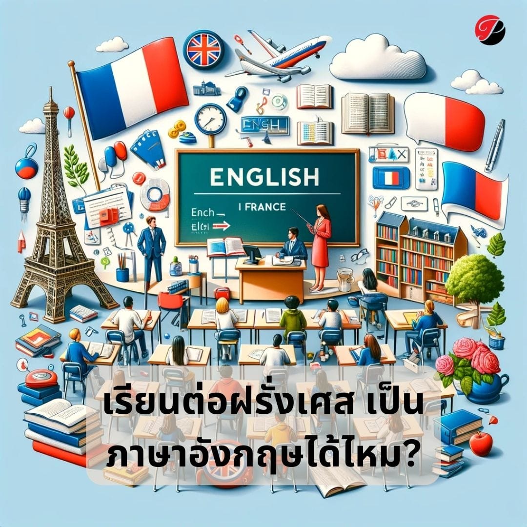 เรียนต่อฝรั่งเศส เป็นภาษาอังกฤษได้ไหม?