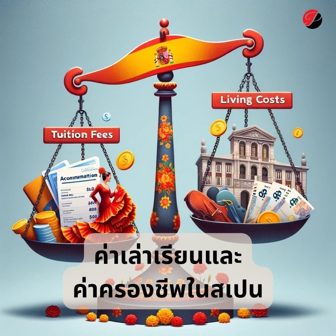 ค่าเล่าเรียนและค่าครองชีพในสเปน