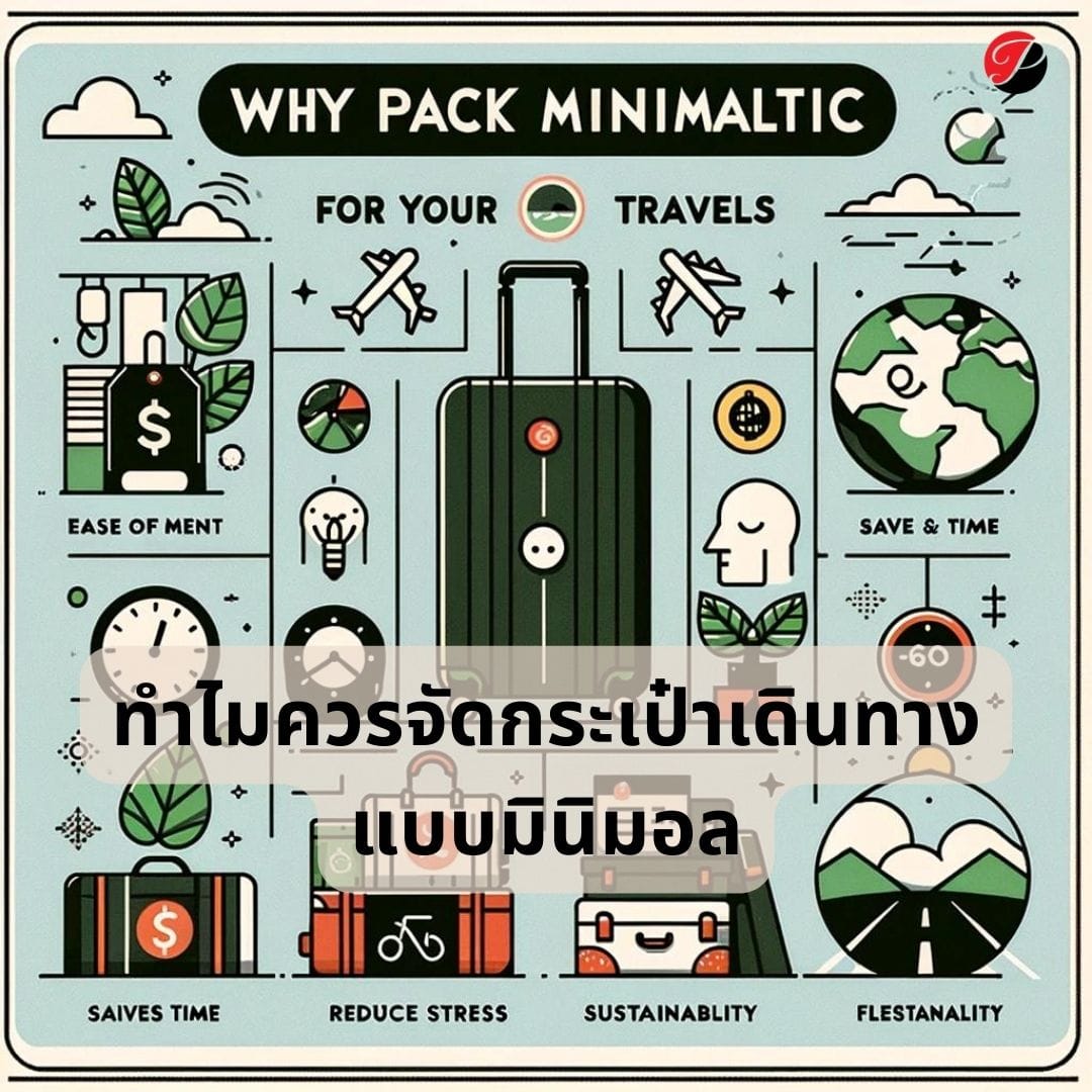 ทำไมควรจัดกระเป๋าเดินทางแบบมินิมอล