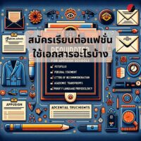 สมัครเรียนต่อแฟชั่นใช้เอกสารอะไรบ้าง