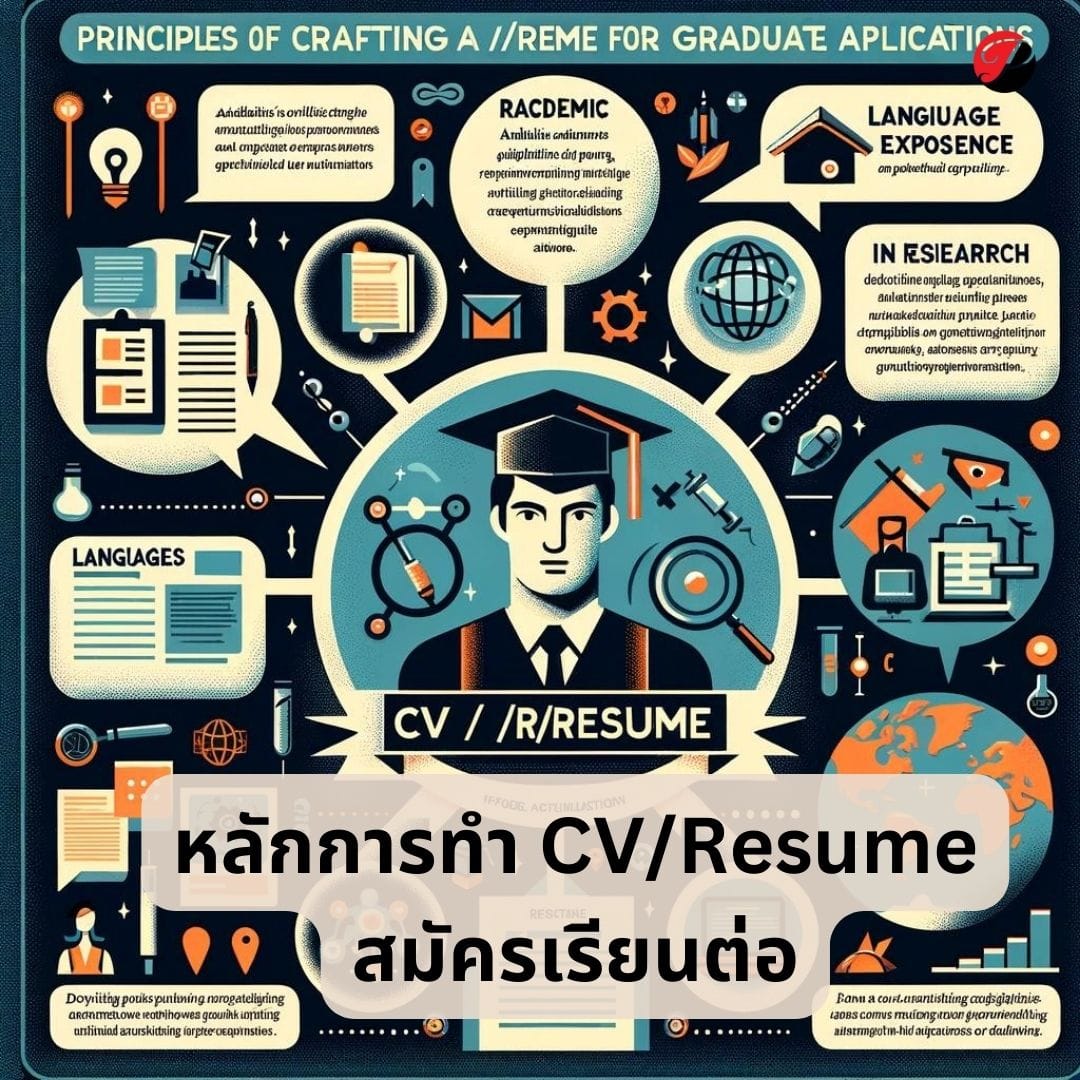 หลักการทำ CV/Resume สมัครเรียนต่อ